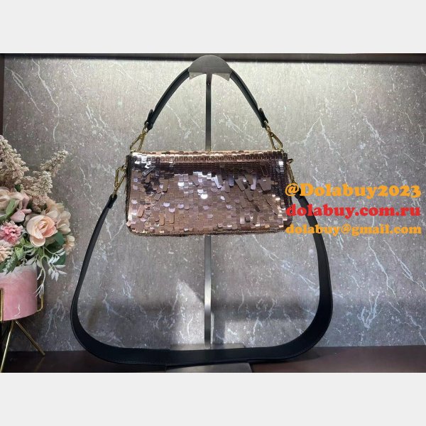 whloesale Fendi Sequin Baguette Bag