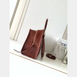 Large Loewe  Amazona 180 bag in croco calfskin