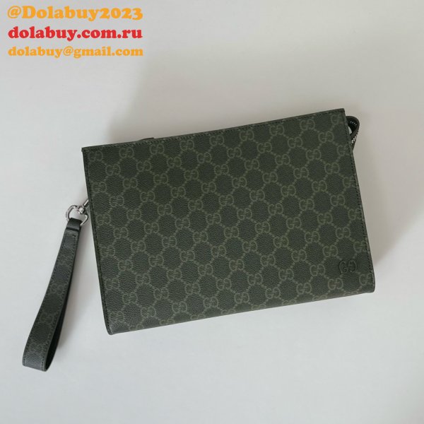 Gucci GG Monogram Small Pouch Men #768255 Luxury Bag