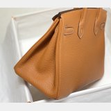 Hermes Birkin 35cm Togo leather Handbags Golden-Brown