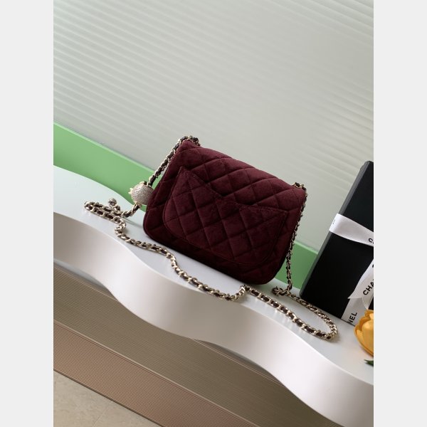 High Quality Mini Flap Velvet AS1786 & AS1787 Bag
