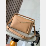 Top loewe In grained leather Puzzle Bag 24CM