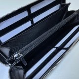 Gucci Replica 428736 UK Black Zip Around Wallet Purse Plated