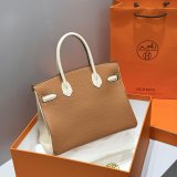 Hermes Birkin 35cm Togo leather Color blocking Handbags