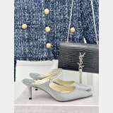 Jimmy Choo Bing Mules with Crystal Strap