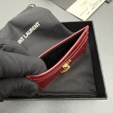 CASSANDRE MATELASSE card case in grain leather