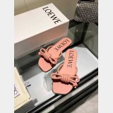 Top Loewe Flamenco Knot Flat Sandals