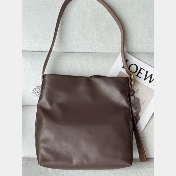 TOP LOEWE Draped tote in mellow nappa lambskin