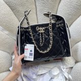 2026 Small CC 25 bag BLACK WHITE AS5293