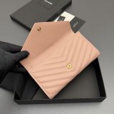 CASSANDRE MATELASSe LARGE FLAP WALLET IN GRAIN LEATHER