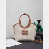MIU MIU SMALL Ivy canvas bag