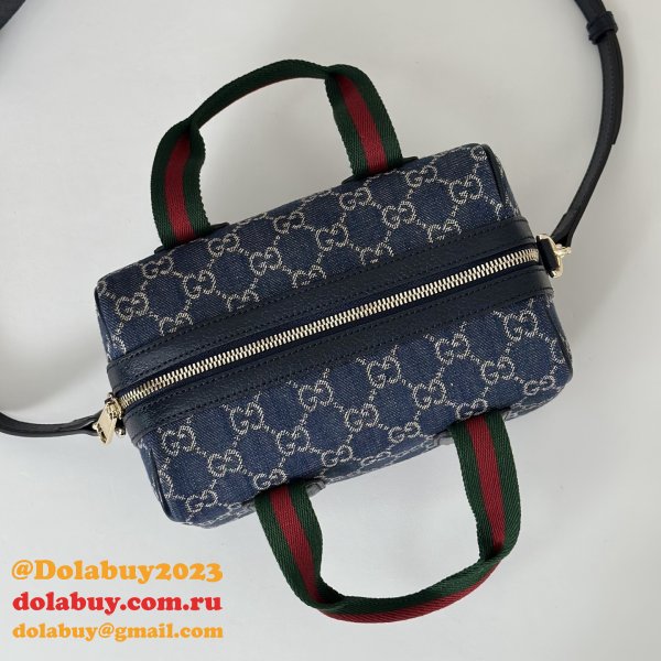 Gucci Mini GG 859975 AAA+ Denim Crossbody Handbag