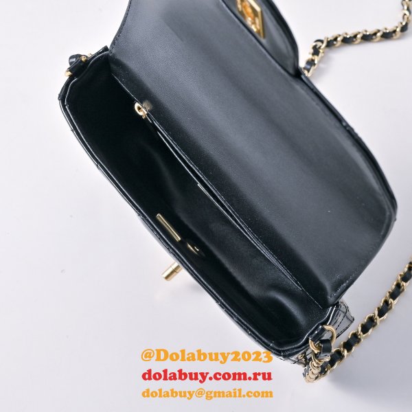 Perfect 1:1 AP4892 Small Clutch Chain Mirror Micro Bags