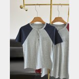 Miu Miu Cotton jersey Henley shirt