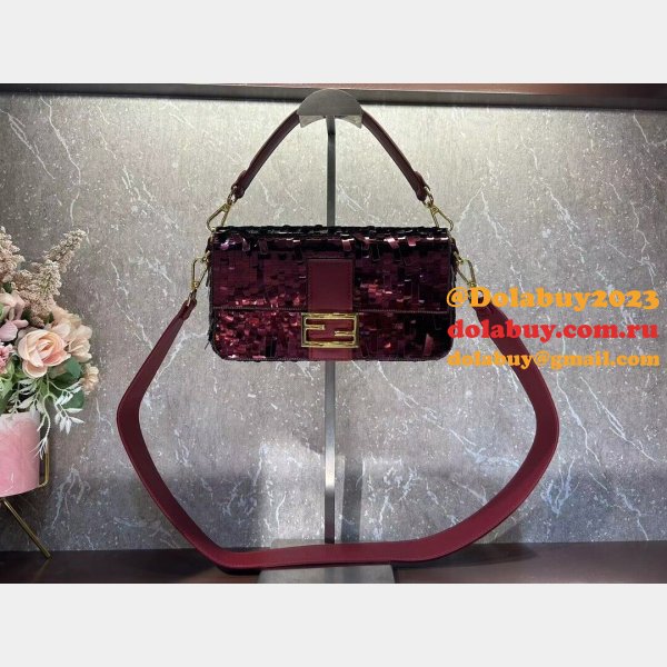 whloesale Fendi Sequin Baguette Bag