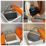 Top Hermes kelly 32cm Epsom Leather Handbag
