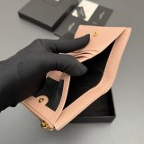 CASSANDRE MATELASSE bi-fold wallet in grain leather