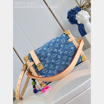 Perfect Louis Vuitton M27450 Side Trunk MM Monogram Denim Bag