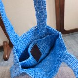 CHLOE Summer Banana tote bag in raffia