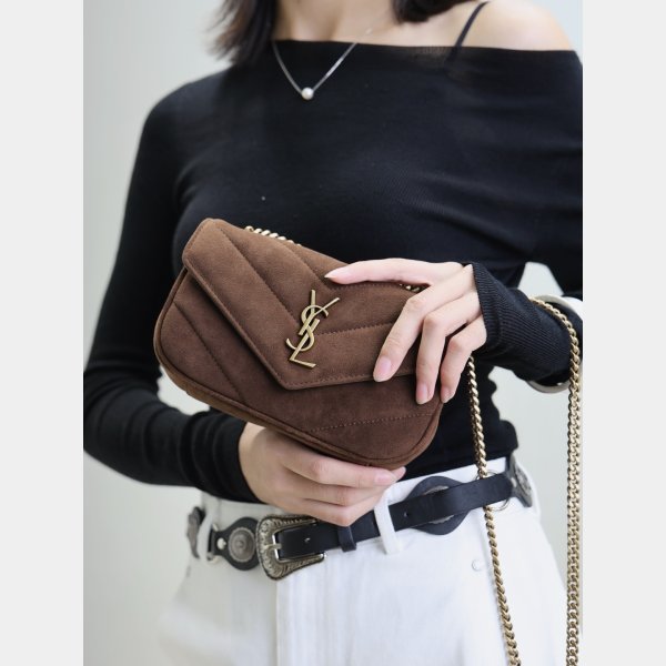 Saint Lauren Loulou Lambskin Chain 1:1 821749/801437/801439/803541 Bag