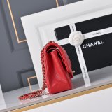 Top Quality CC 25cm Flap Handbags Lambskin