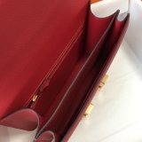 Perfect Hermes handmade Stiching Constance Bag 23cm