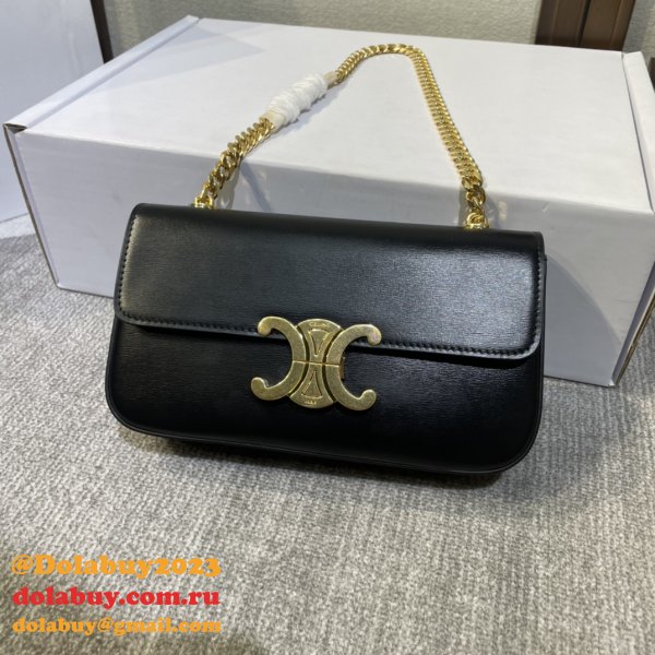 Celine CHAIN SHOULDER Triomphe 20.5CM BAG