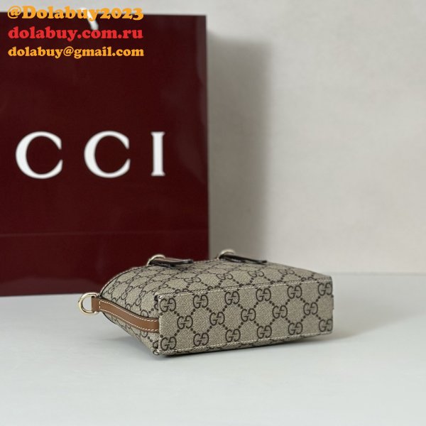 Gucci 1:1 Mirror GG Emblem 855491 Mini Bag