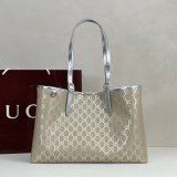 Best 815213 Gucci GG Emblem Large Tote Bag