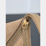 Designer AS5322 Quilted Suede Hobo Shoulder Bag