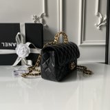 Top Mini Flap Quality AS5813 Black Bag