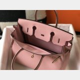 Hermes Birkin Togo leather Handbags Pink 35CM