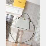 Top Fendi Peekaboo I See U Petite Calf leather Bag