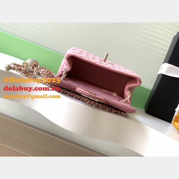 High Quality Mini Flap Velvet AS1786 & AS1787 Bag