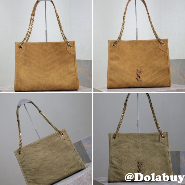 Saint Laurent Niki Shopping In Vintage Leather 577999 Bag