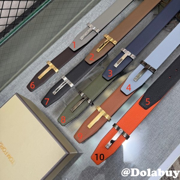 TOM FORD Reversible T Men Belt 38mm