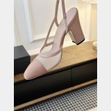 2026 CC Net & gros-grain Slingbacks
