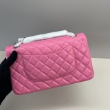 High Quality CC FLAP Lambskin Handbags 25CM