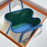 Best Hermes human handmade stiching Garden Party Bag 30cm