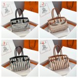 7 Star Hermes Human handmade stiching birkin 29cm Handbag