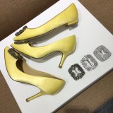 Best Manolo Blahnik HANGISI Satin Jewel Buckle Pumps