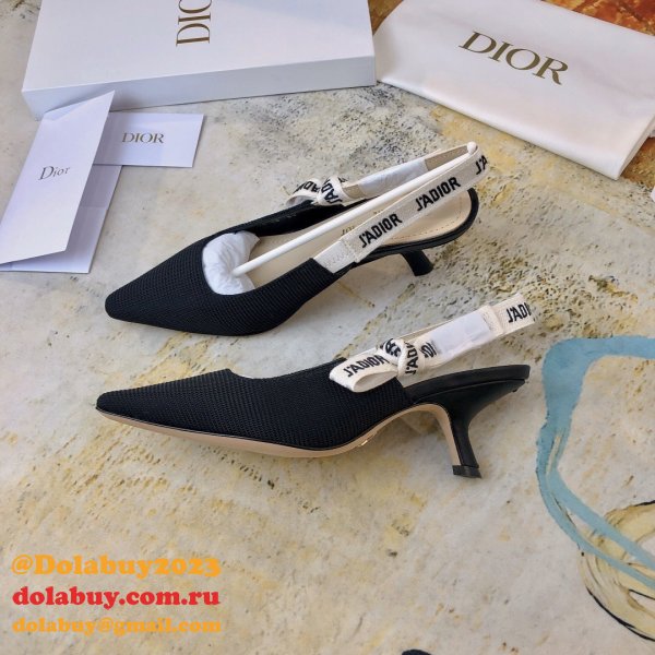 Luxury DiOR J'Adior Slingback Pump Shoes