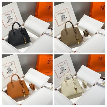 Top Hermes Epsom Leather 25cm Bolide bag