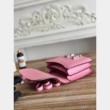 Top Hermes handmade Stiching Constance Bag 18CM