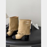 CC 25K Chain-detail knight boots