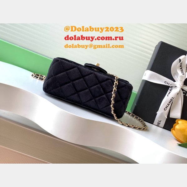 High Quality Mini Flap Velvet AS1786 & AS1787 Bag