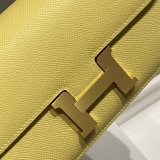 Fashion Hermes handmade Stiching Constance Elan Bag 24cm