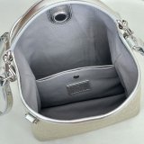 Designer Gucci 815118 GG Emblem Small Bucket Bag