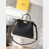 Best Fendi Peekaboo I See U Petite Calf leather Bag