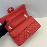AAA+ Quality FLAP CC Handbag 25cm Caviar Leather